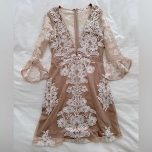 For Love & Lemons Temecula White Lace Dress Size XS